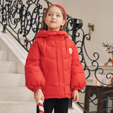 Girls Thick Down Parka – Waterproof Outdoor Jacket